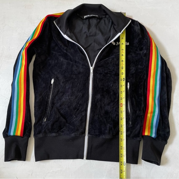 PALM ANGELS Rainbow Chenille Track Jacket Size S
Authentic - Picture 8 of 11